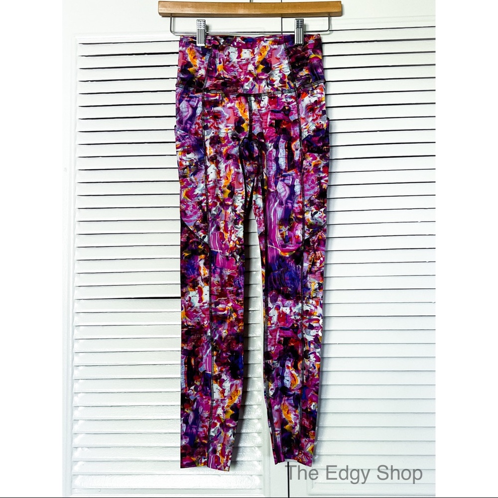 lululemon athletica | SeaWheeze Fast and Free High-Rise Tight 25" Flash Floral - Picture 1 of 9